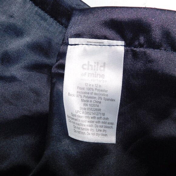 Child of Mine Carters Elephant Rattle Blue Gray Triangle Security Blanket - Picture 7 of 7